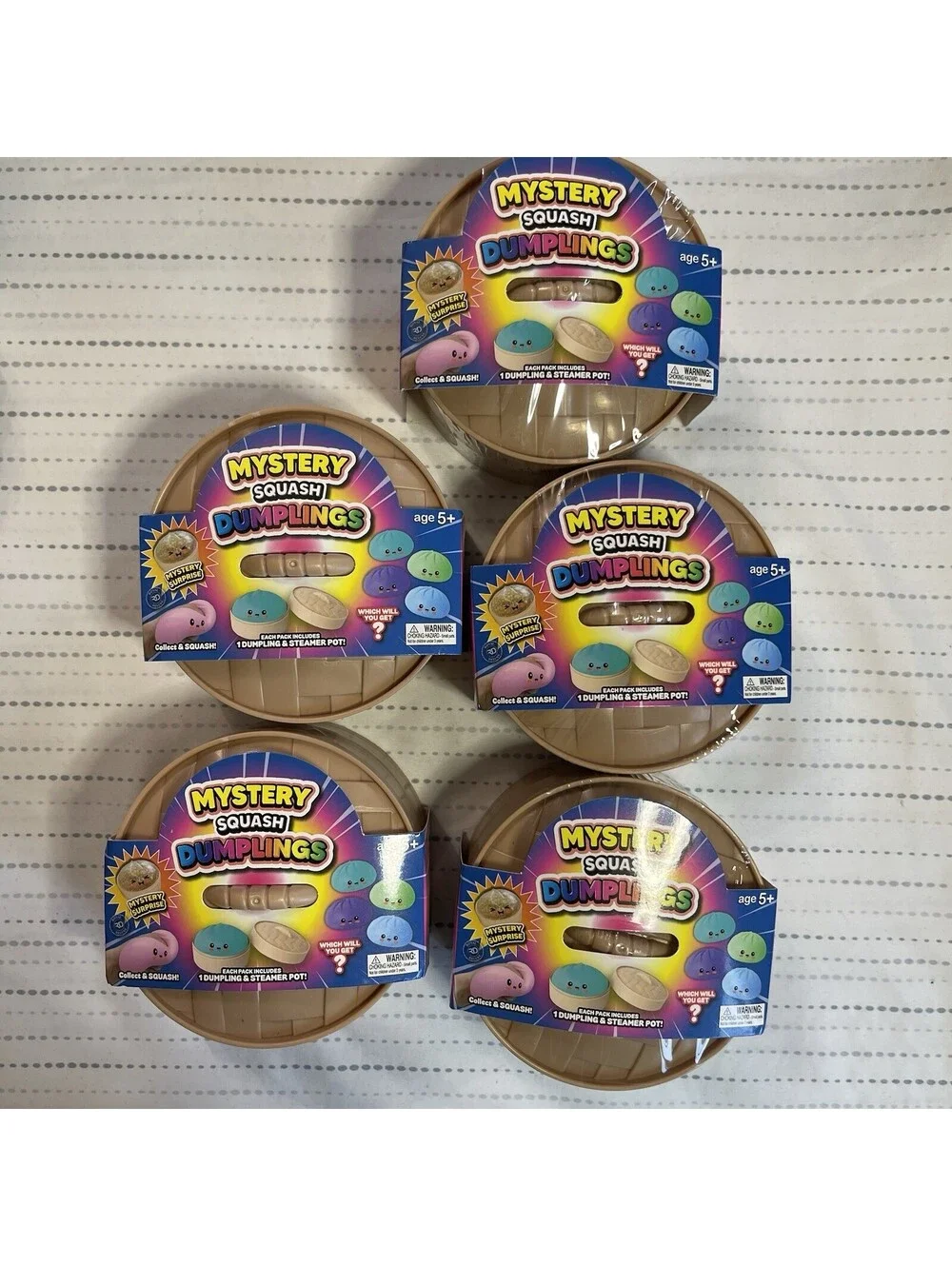 Mystery Squash Dumpling Squishies Lot Of 5 NEW See Description